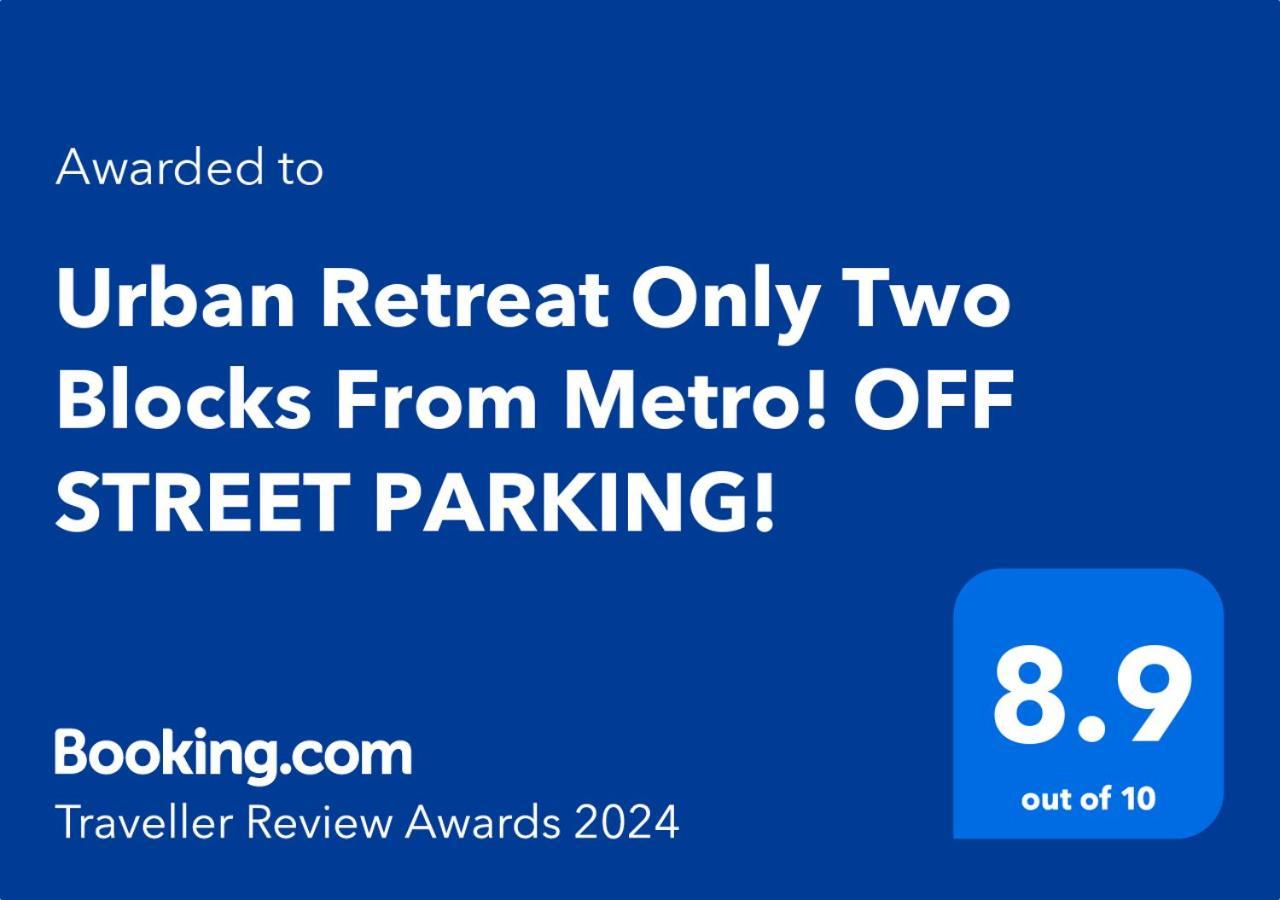 Urban Retreat Basement Studio Only Two Blocks From Metro! Off Street Parking! Washington Exterior foto